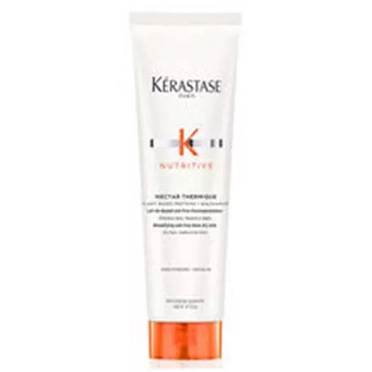 Kérastase Nectar Thermique leave-in treatment for dry medium to thick hair, displayed in a dry box with product packaging visible.