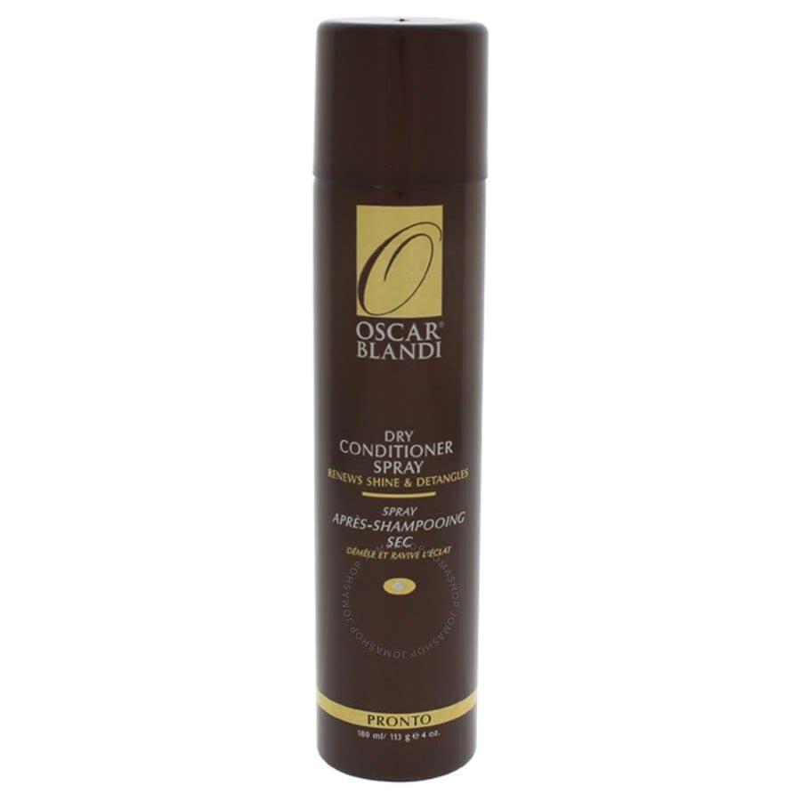 Oscar Blandi Dry Conditioner Spray in a 4oz bottle, designed to smooth and hydrate hair with a lightweight spray.
