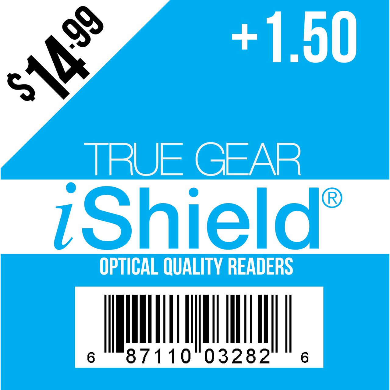 True Gear iShield 14.99 Readers +1.50 e-book reader with a sleek design, featuring a user-friendly screen and compact build.