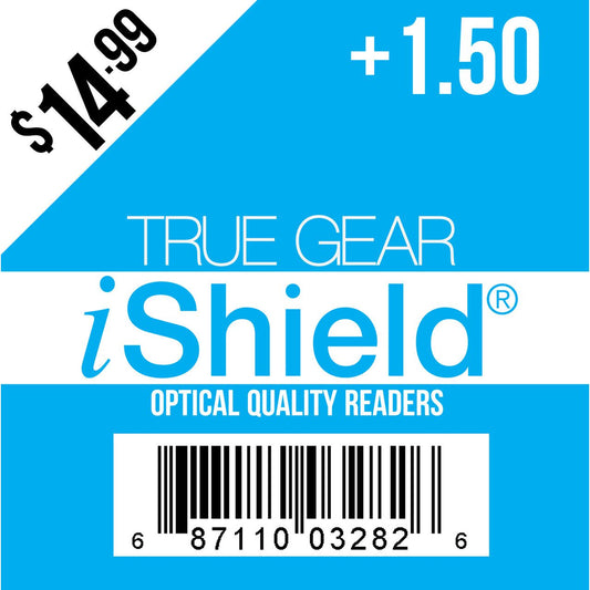 True Gear iShield 14.99 Readers +1.50 e-book reader with a sleek design, featuring a user-friendly screen and compact build.