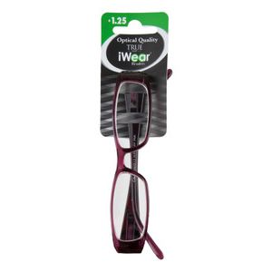 True Gear Iwear Reader 1.25 Af e-book reader from Pasteur Pharmacy, featuring a sleek design and adjustable reading settings.