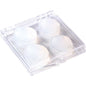 A pair of Pasteur Pharmacy Apex Silicone Ear Plugs for ear care, shown in a clear, close-up view.