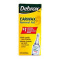 Debrox Earwax Removal Drops in 0.5 fl oz bottle, gentle ear care solution for safe earwax removal by Pasteur Pharmacy.
