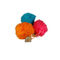 Pure Body Naturals exfoliating loofah sponge for ear care, natural textured sponge for gentle cleansing and exfoliation.