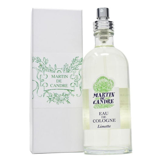 Martin de Candre Limette Eau de Cologne 100ml bottle with a clean, minimalist design and fresh citrus scent.