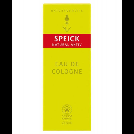 Speick Natural Eau de Cologne Fresh 3.4 oz bottle with sleek design, showcasing the brand's natural fragrance and fresh scent.