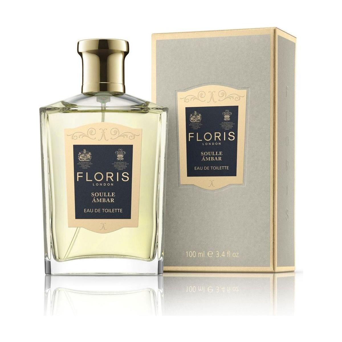 Floris London Soulle Ambar Eau De Toilette for Women in 50ml bottle with elegant packaging and fragrance details.