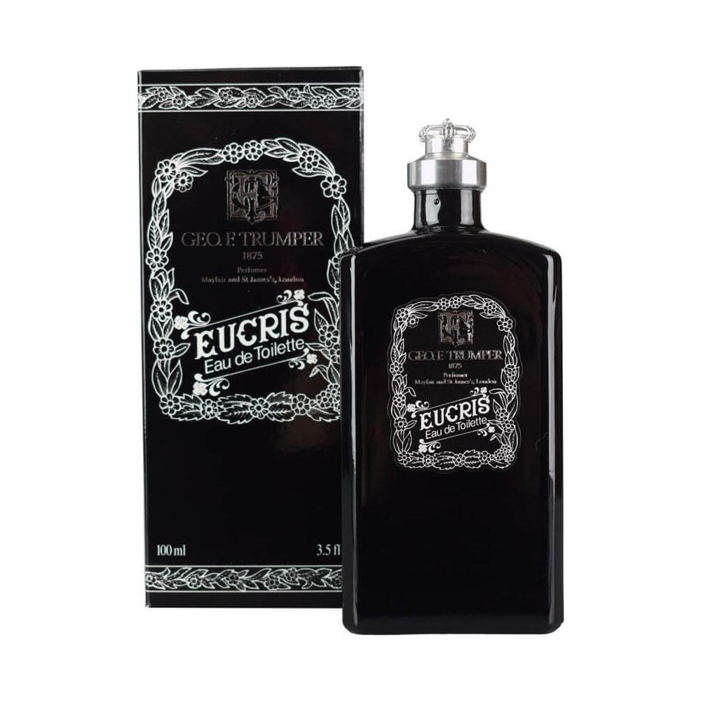 Geo. F. Trumper Eucris Eau De Toilette 100ml bottle with elegant packaging, showcasing the classic fragrance.