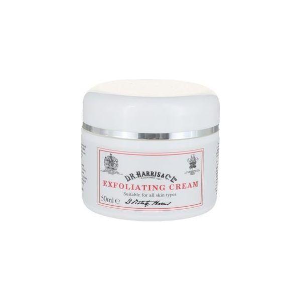 D. R. Harris & Co Exfoliating Cream in 50ml jar, natural skincare product from Pasteur Pharmacy with exfoliating benefits