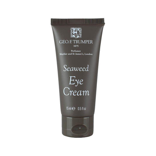 Geo. F. Trumper Seaweed Eye Cream in 15ml jar, natural eye care product with seaweed extract for soothing and revitalizing the eye area.