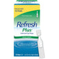 Pasteur Pharmacy Refresh Plus Original Strength Lubricant Eye Drops in 70 small vials, designed to soothe dry eyes.