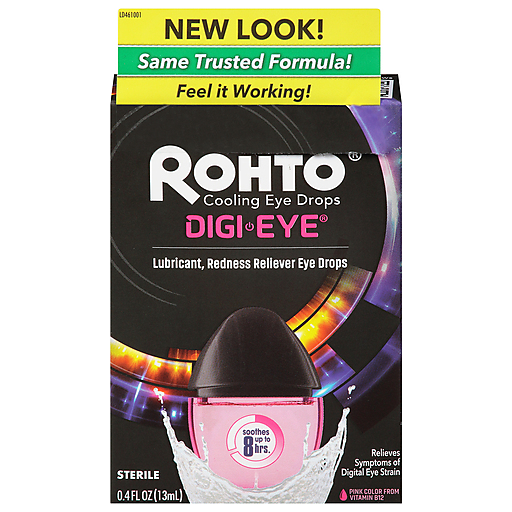 Rohto Digi Eye Dr 0.05-0.35% eye drops in a 13ml bottle, designed to lubricate and soothe dry or irritated eyes.
