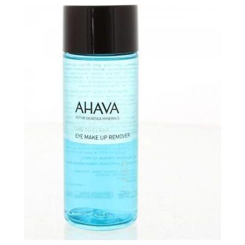 Ahava Time To Clear Eye Makeup Remover in 4.2 oz bottle, gentle formula for removing eye makeup effectively
