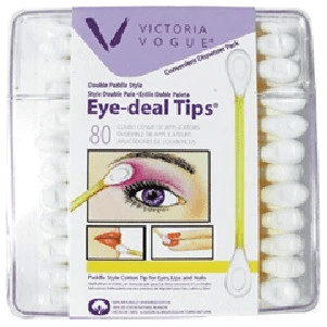 Victoria Vogue #503 double paddle eye tips from Pasteur Pharmacy, 80 count, used for eyelash extension application.