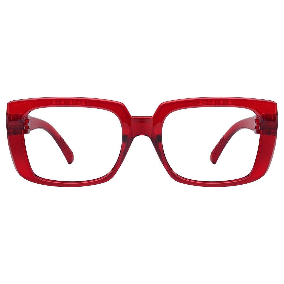 Blue light blocking eyeglasses with metalless, screwless design in black, model NR9107-B15, by Pasteur Pharmacy.