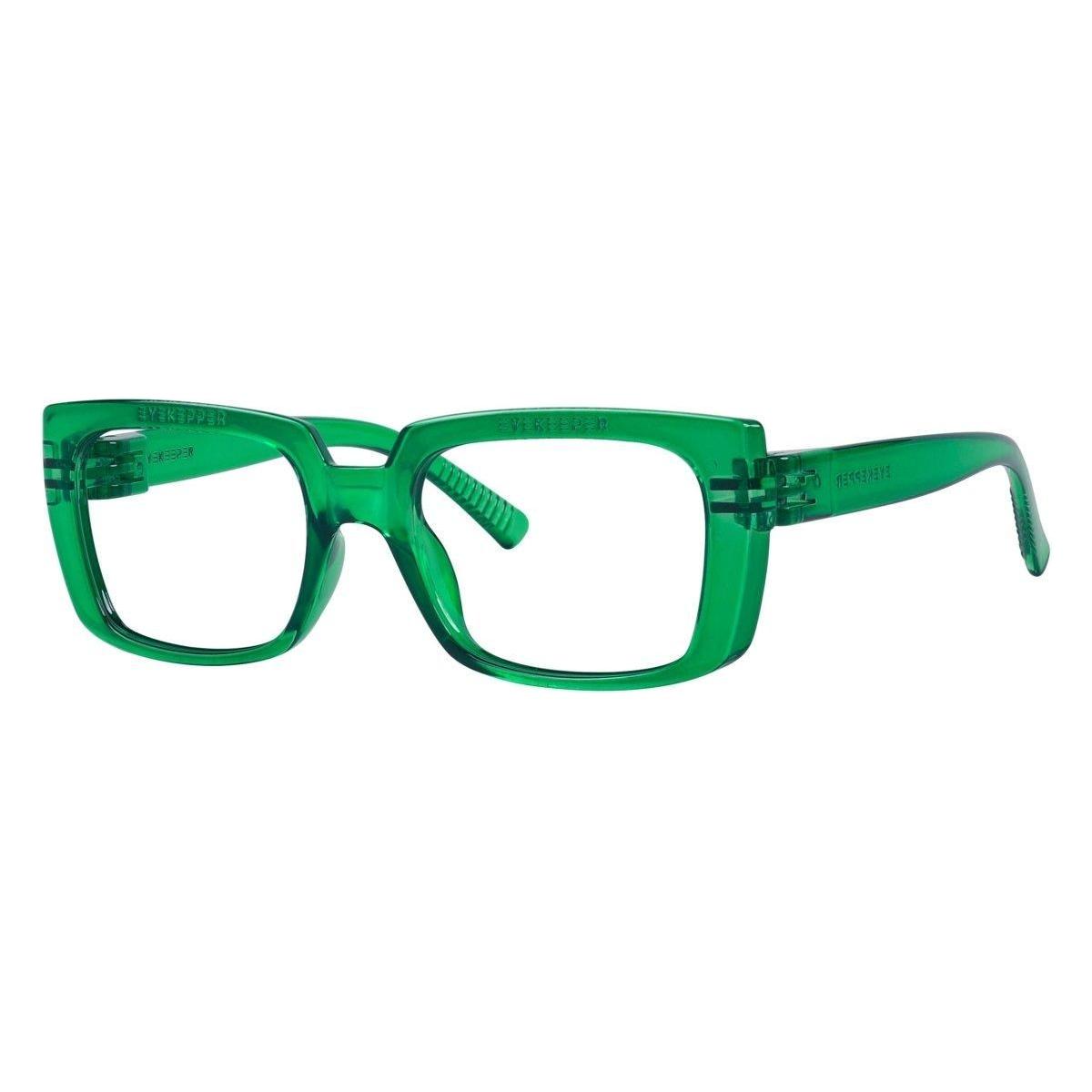Black metalless screwless blue light blocking eyeglasses from Pasteur Pharmacy, NR9107-B15, with a sleek, modern design.