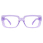 Blue light blocking eyeglasses by Pasteur Pharmacy, metalless and screwless design, black frame, no magnification, model NR9107-B15.