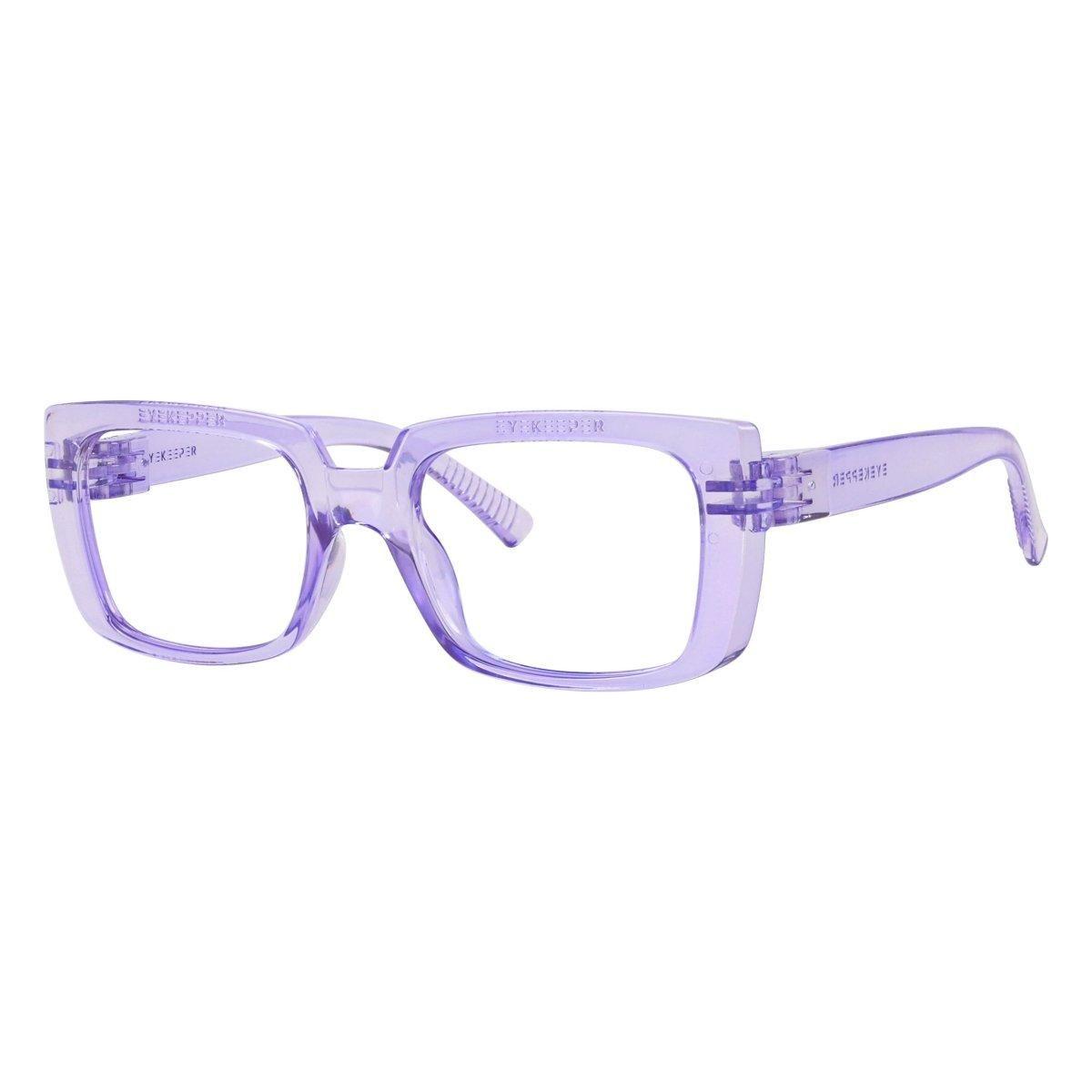 Blue light blocking eyeglasses from Pasteur Pharmacy with metalless, screwless design, black frame, model NR9107-B15.