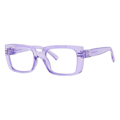 Blue light blocking eyeglasses from Pasteur Pharmacy with metalless, screwless design, black frame, model NR9107-B15.