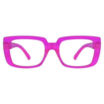 Black metalless, screwless blue light blocking eyeglasses from Pasteur Pharmacy, NR9107-B15, designed for screen protection.