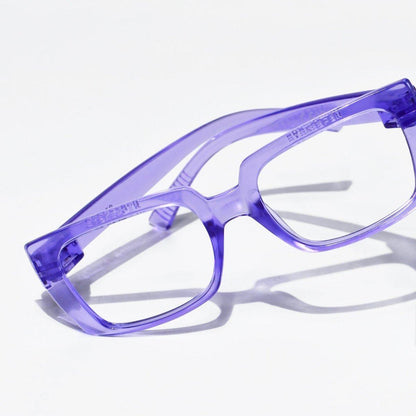 Blue light blocking eyeglasses from Pasteur Pharmacy with metalless, screwless design in black, model NR9107-B15.