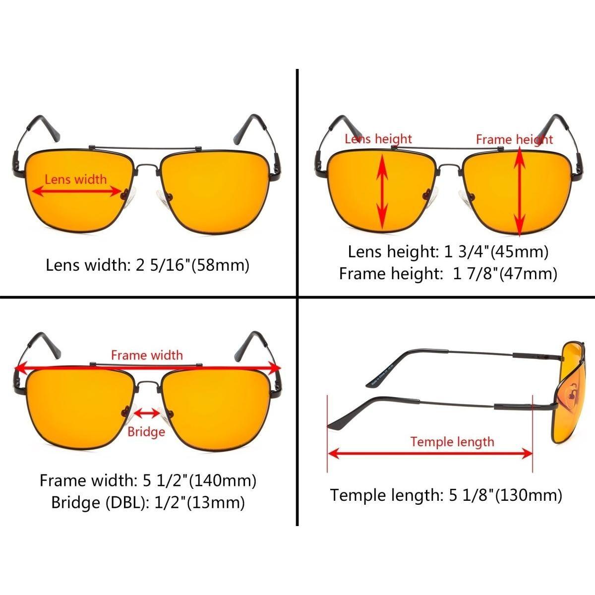 Black Pilot Blue Light Blocking Eyeglasses DS1801 by Pasteur Pharmacy, stylish eyewear designed to reduce digital eye strain.
