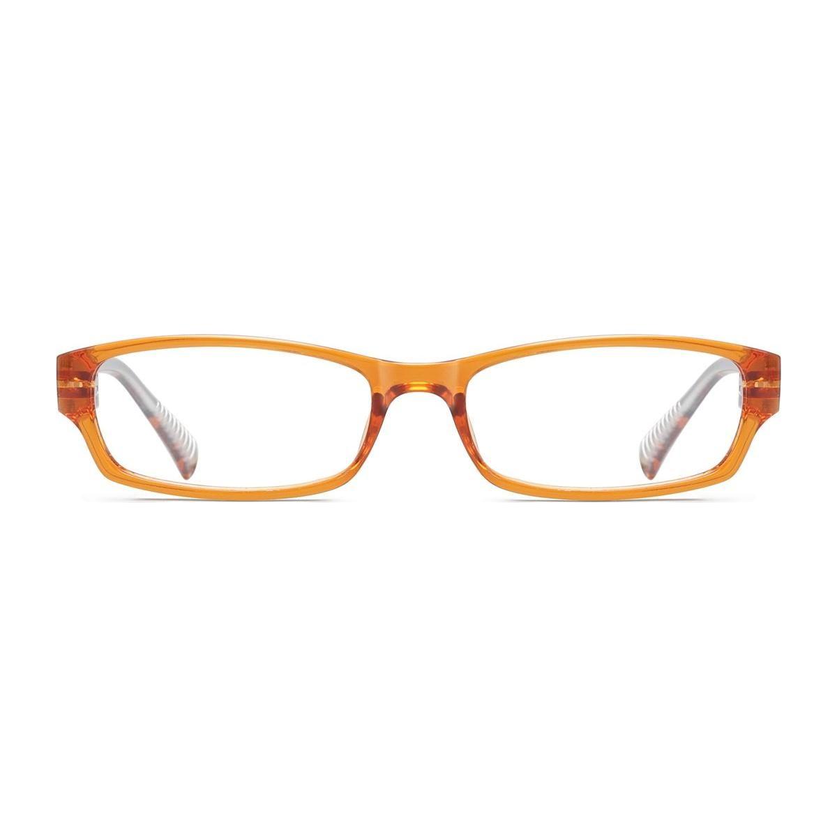 Blue frame-only eyeglasses by Pasteur Pharmacy, PCFAO model, without prescription, showcasing sleek design and stylish eyewear.