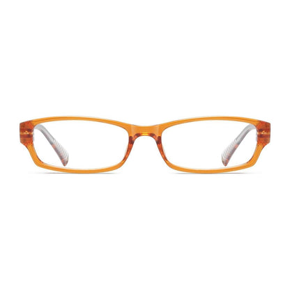 Blue frame-only eyeglasses by Pasteur Pharmacy, PCFAO model, without prescription, showcasing sleek design and stylish eyewear.