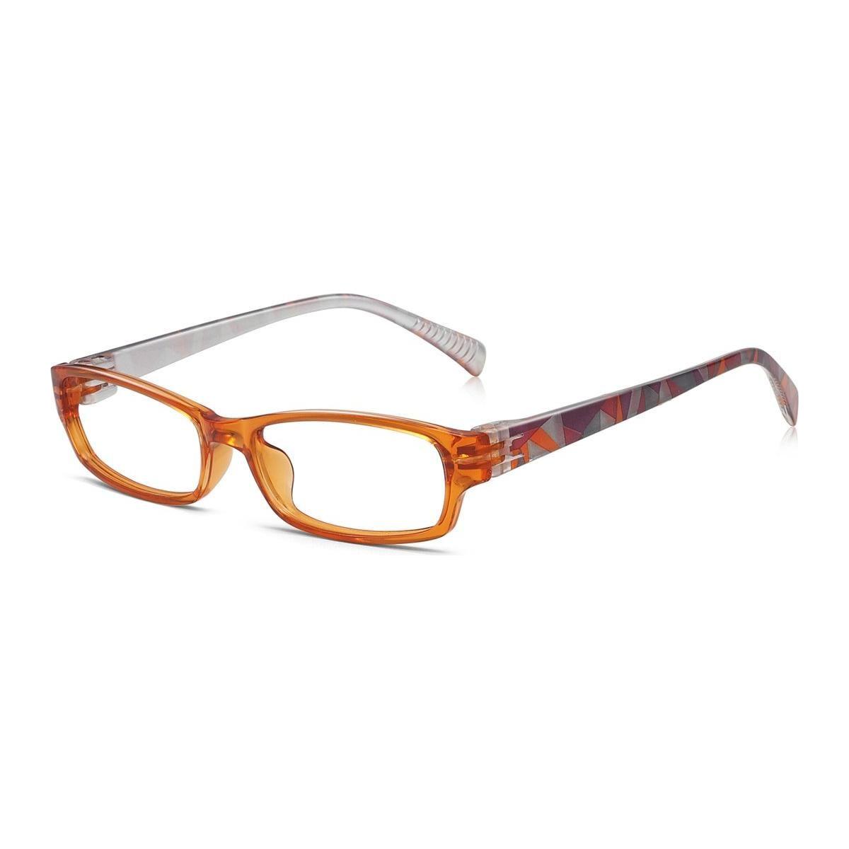 Blue frame-only eyeglasses by Pasteur Pharmacy, no prescription, showcasing a stylish design and full frame in the image.