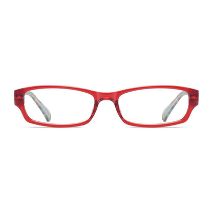 Blue frame-only eyeglasses from PcFao by Pasteur Pharmacy, no prescription, showcasing stylish eyewear design.