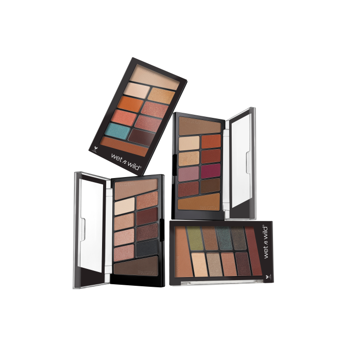 Wet n Wild Color Icon 10-Pan Eyeshadow Palette Comfort Zone with neutral and vibrant shades in a compact eyeshadow palette.