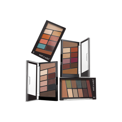 Wet n Wild Color Icon 10-Pan Eyeshadow Palette Comfort Zone with neutral and vibrant shades in a compact eyeshadow palette.