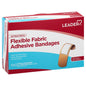 Flexible fabric bandages from Pasteur Pharmacy, antibacterial Leader™ bandages with a soft, stretchable design for wound protection.