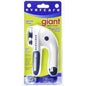 Evercare Fabric Shaver Giant by Pasteur Pharmacy, handheld device with rotary blade for removing lint and fuzz from fabric surfaces.