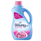 Downy Soft 2-in-1 liquid fabric softener bottle with April Fresh scent, 90 loads, 66 fl oz, in a clear plastic container