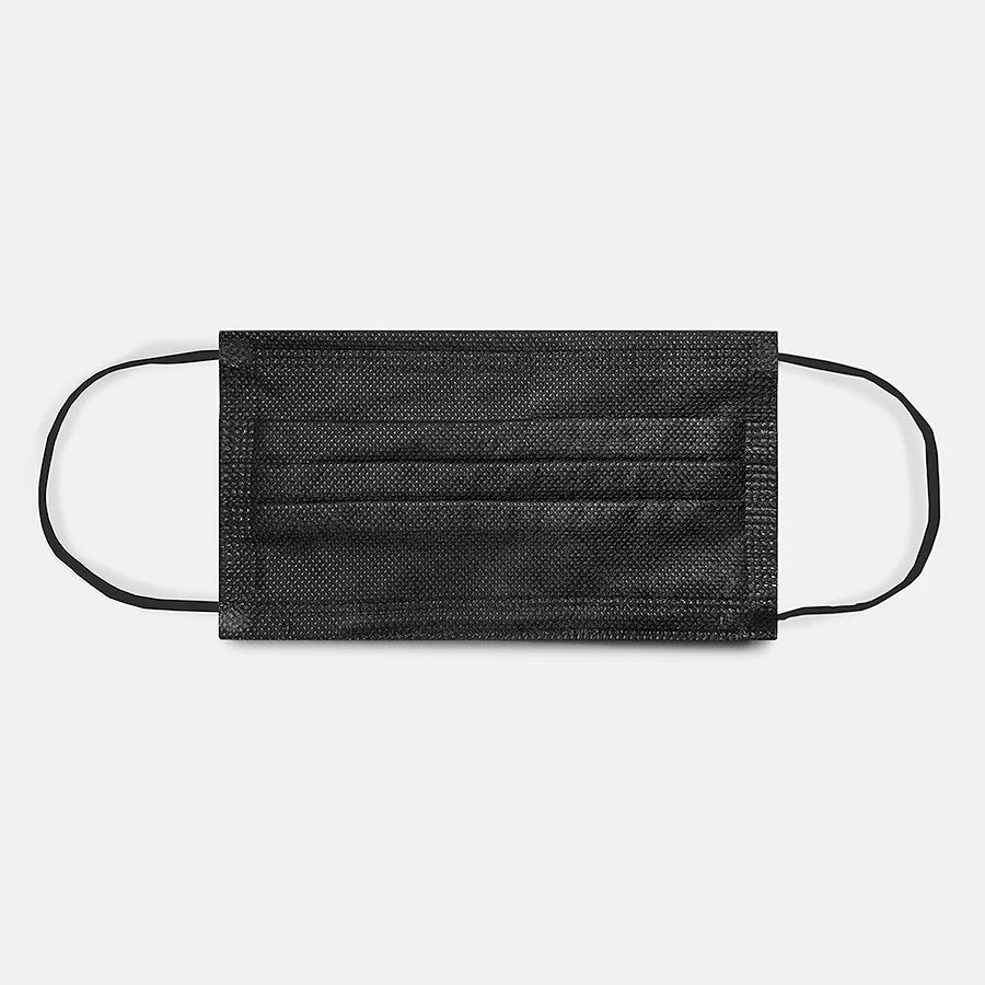 Pasteur Pharmacy Spa Sister Face Mask Black, a soft, breathable cloth face mask designed for comfortable wear.