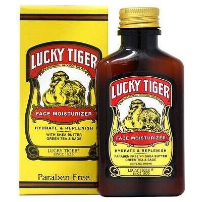 Lucky Tiger Hydrate and Replenish Face Moisturizer by Pasteur Pharmacy in a 3.5 oz jar, showing the moisturizer container.