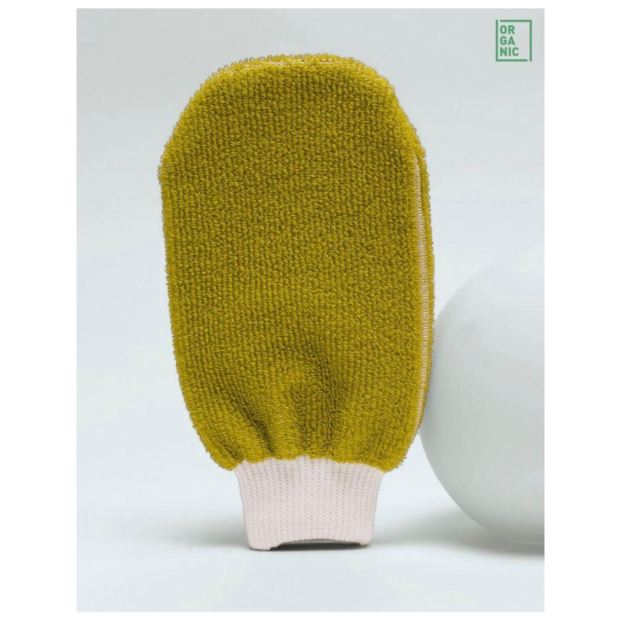 Riffi Iceland Seaweed facial care glove by Pasteur Pharmacy, natural exfoliating glove for facial cleansing and skincare.
