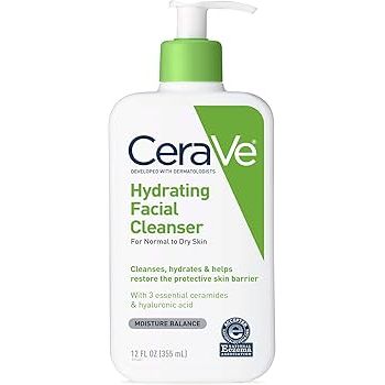 CeraVe Hydrating Cleanser Lotion Cream in a case of 12 units, gentle facial cleanser for hydrating skincare by Pasteur Pharmacy