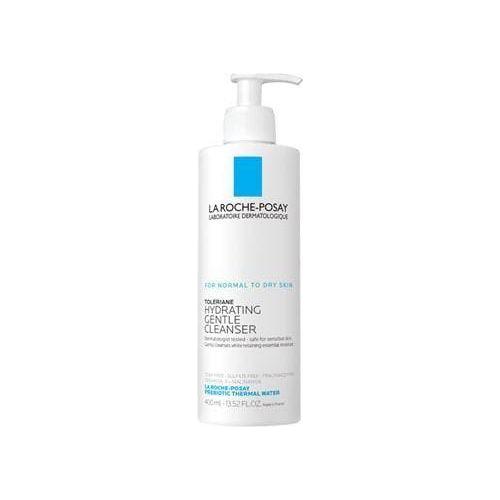 La Roche-Posay Toleriane Hydrating Gentle Facial Cleanser in a 13.52 oz bottle, suitable for sensitive skin, from Pasteur Pharmacy