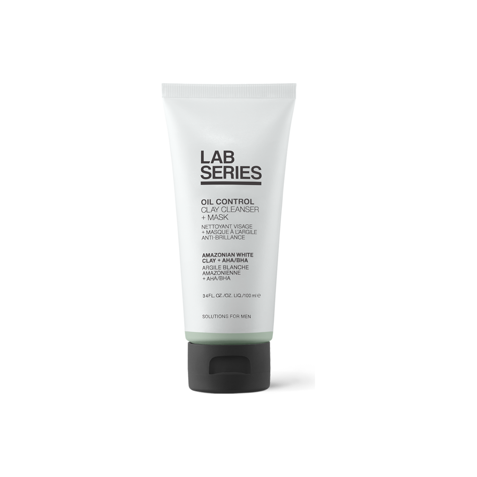 Lab Series Oil Control Clay Cleanser and Mask in 3.4 oz tube, facial skincare product for oily skin by Pasteur Pharmacy