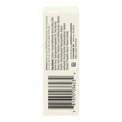 Aveeno Active Naturals Moisturizing Bar fragrance-free, 3.5 oz, a gentle facial cleanser bar with soothing skincare benefits.
