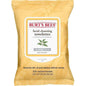Burt's Bees Facial Cleansing Towelettes with White Tea Extract, 30 count, in a resealable package showing the product and white tea leaves.