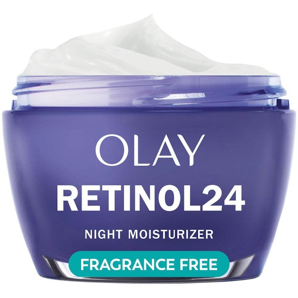 Olay Regenerist Retinol 24 Night Facial Cream in 1.7 oz jar, smooth cream for nighttime skincare by Pasteur Pharmacy