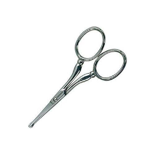 Tweezerman SPA facial hair scissors for nose, ear, and facial hair grooming, designed for precise trimming and shaping.