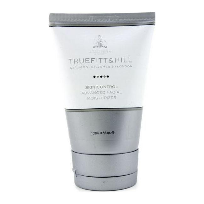 Truefitt & Hill Skin Control Advanced Facial Moisturizer in 3.5 oz bottle, smooth, lightweight skincare for daily hydration and control