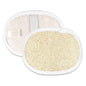 Pasteur Pharmacy Touch Me Loofah Facial Pad, 3x4 inches, soft exfoliating facial cleansing pad with loofah material.