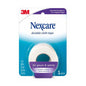 3M Nexcare durable cloth tape, 1 inch wide, used for first aid applications, shown on a medical surface with tape roll.