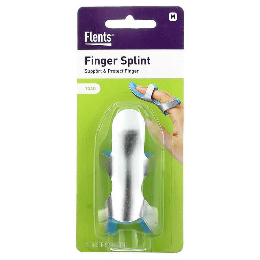 Medium Flents Quickie Finger Splint from Pasteur Pharmacy, first aid device for finger support and immobilization.
