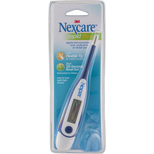 Nexcare Rapid Flex digital thermometer from Pasteur Pharmacy, a first aid device for quick temperature readings.